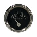 Db Electrical Oil Pressure Gauge OD 2", Type Chrome Bezel For Industrial Tractors; 3007-0558